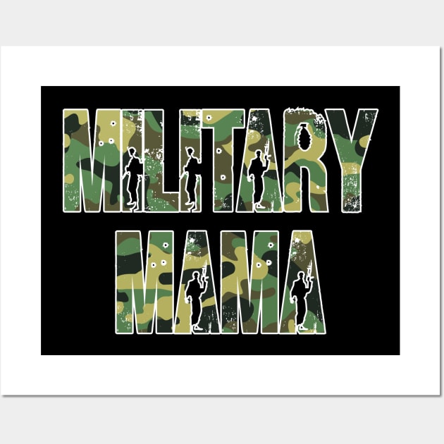 Military Mama v4 Wall Art by Emma